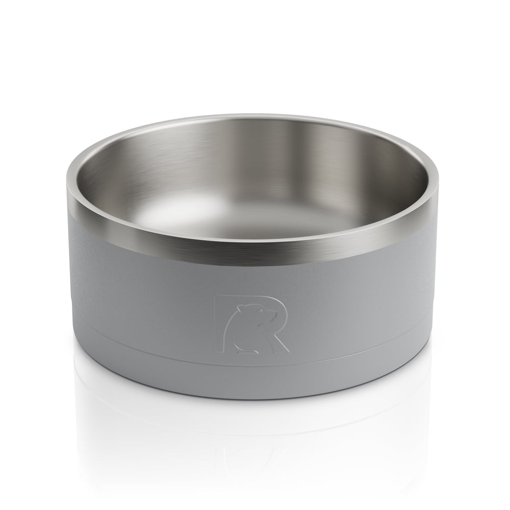 3-In-1 Dog Bowl Graphite & Sea Glass - Image 2