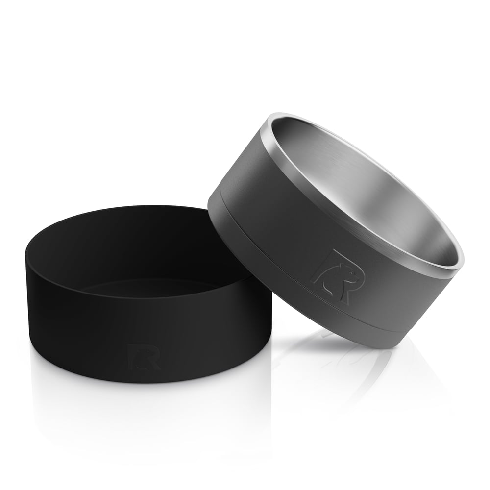 3-In-1 Dog Bowl Black & Black - Image 8