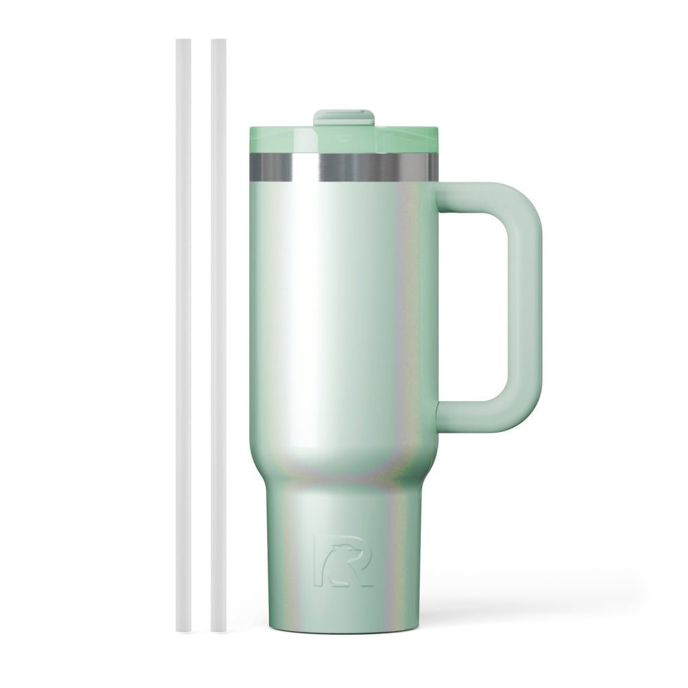 Road Trip Tumbler Fresh Mint Glitter - Image 2