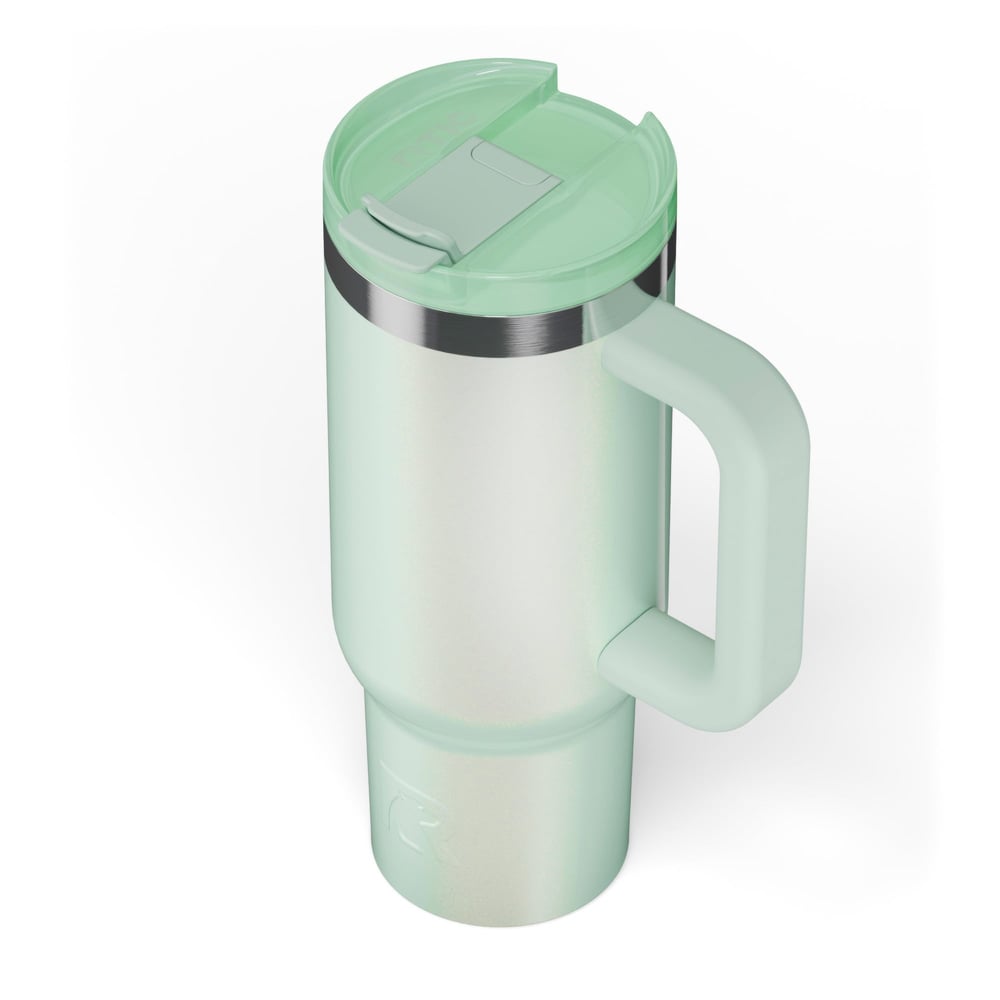 Road Trip Tumbler Fresh Mint Glitter - Image 6