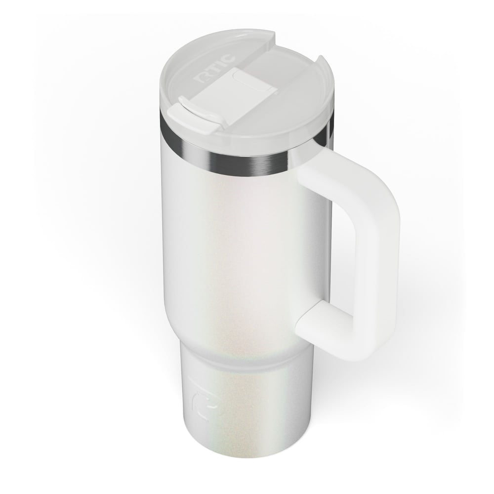 Road Trip Tumbler White Glitter - Image 6