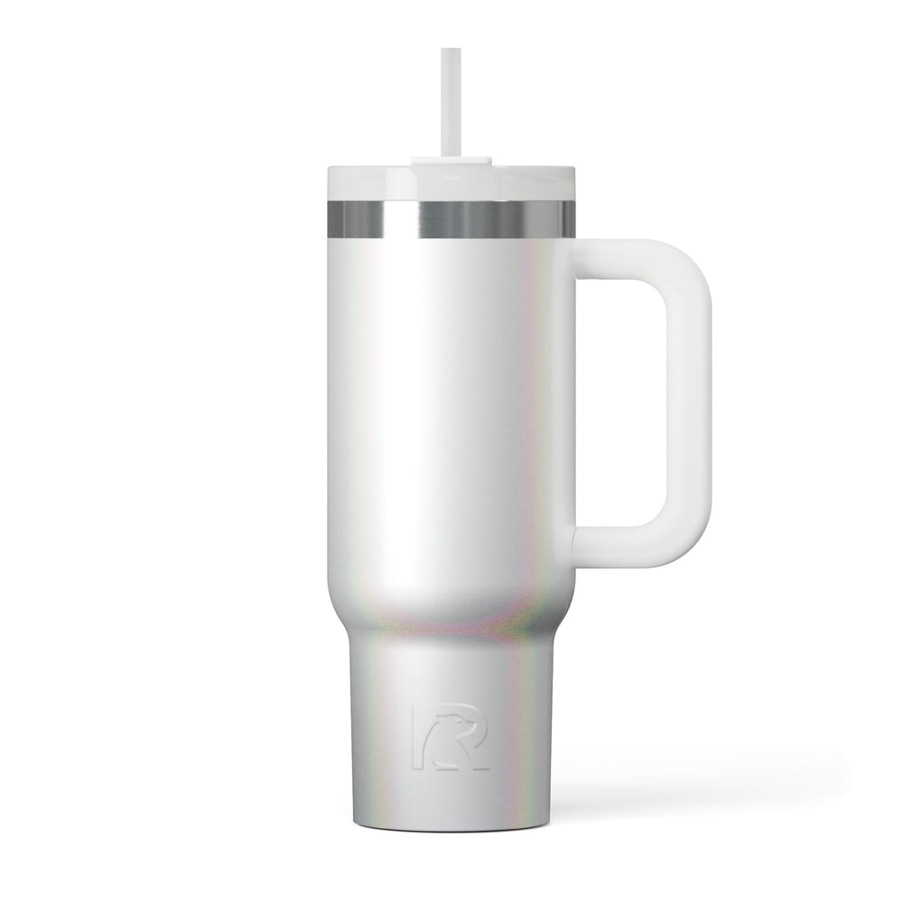 Road Trip Tumbler White Glitter - Image 7