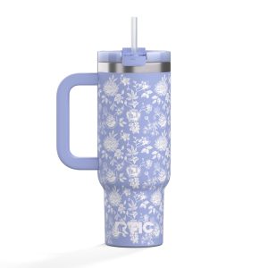 Road Trip Tumbler Periwinkle Bouquet
