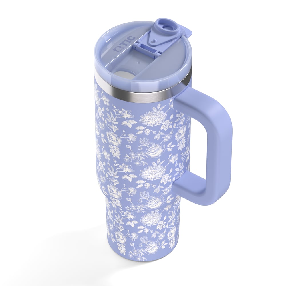 Road Trip Tumbler Periwinkle Bouquet - Image 6
