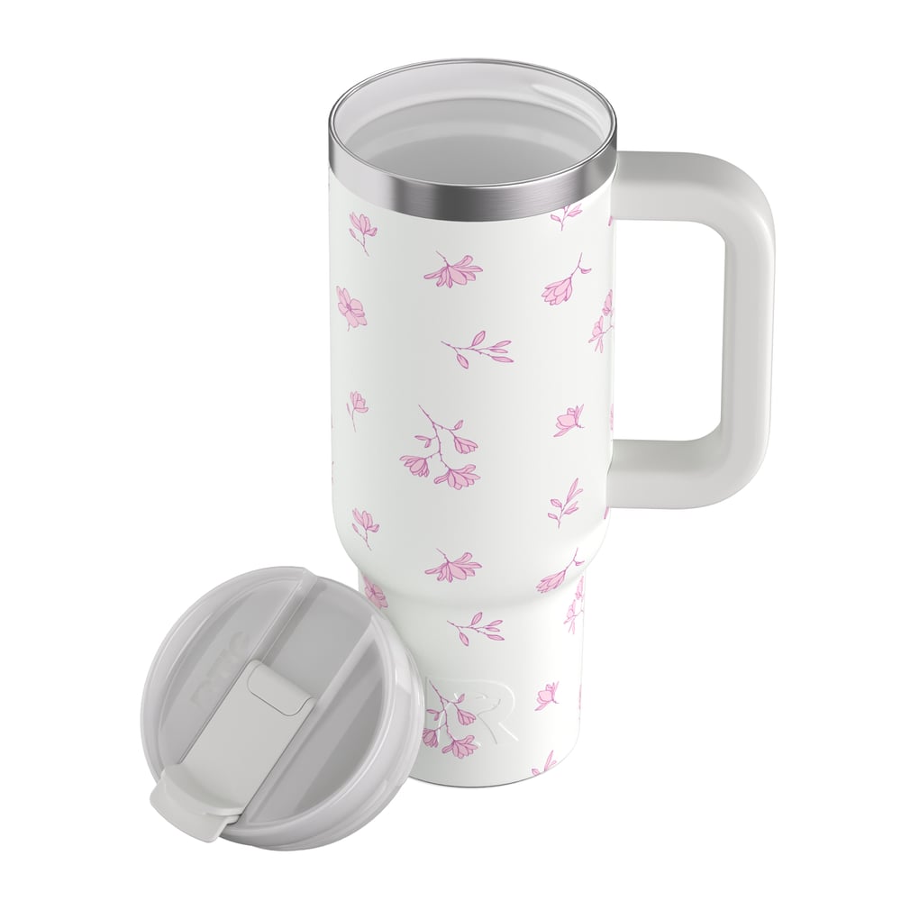 Road Trip Tumbler Pink Magnolias - Image 4