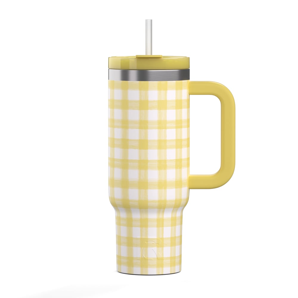 Road Trip Tumbler Sunlight Gingham - Image 2
