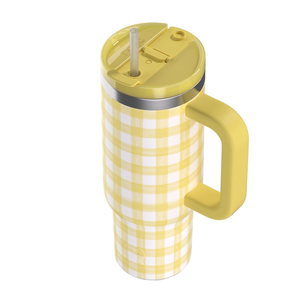 Road Trip Tumbler Sunlight Gingham - Image 5