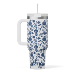 Road Trip Tumbler Blue Bouquet