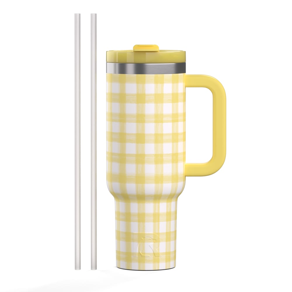 Road Trip Tumbler Sunlight Gingham - Image 3