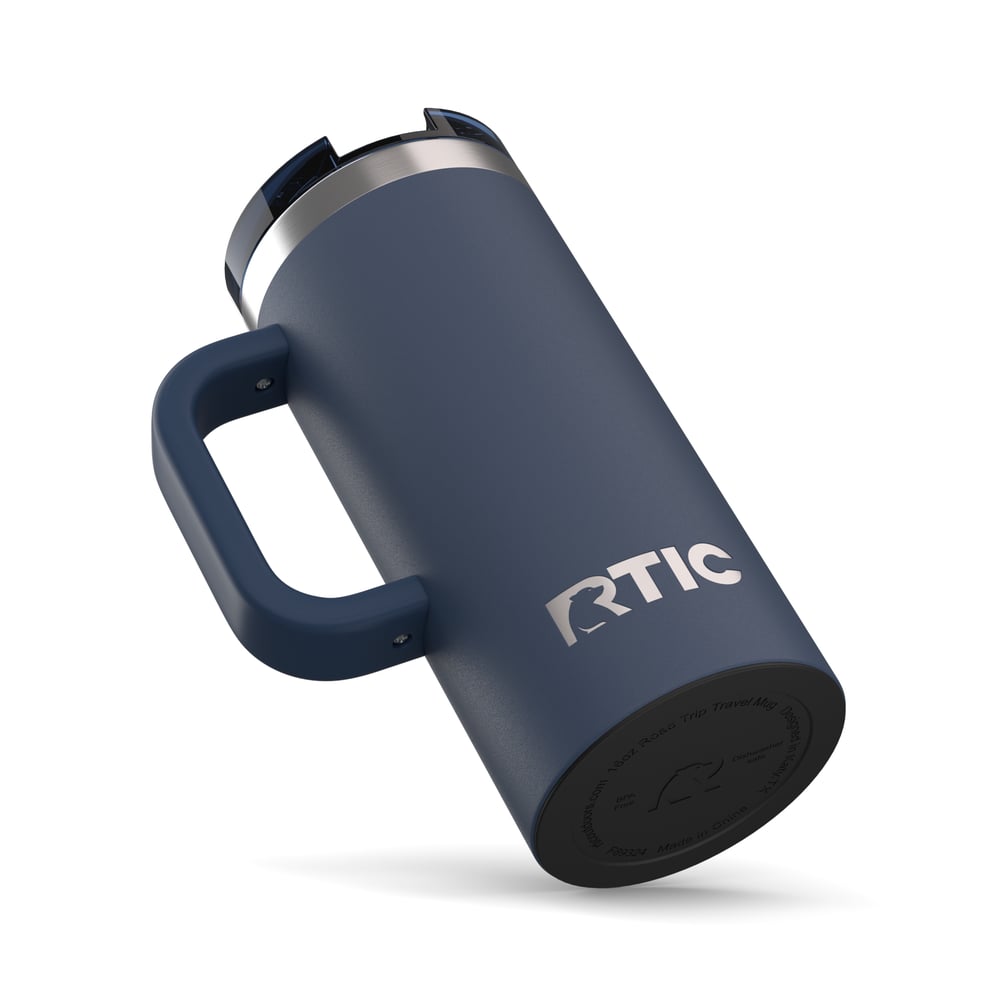 Road Trip Travel Mug Navy - Image 5