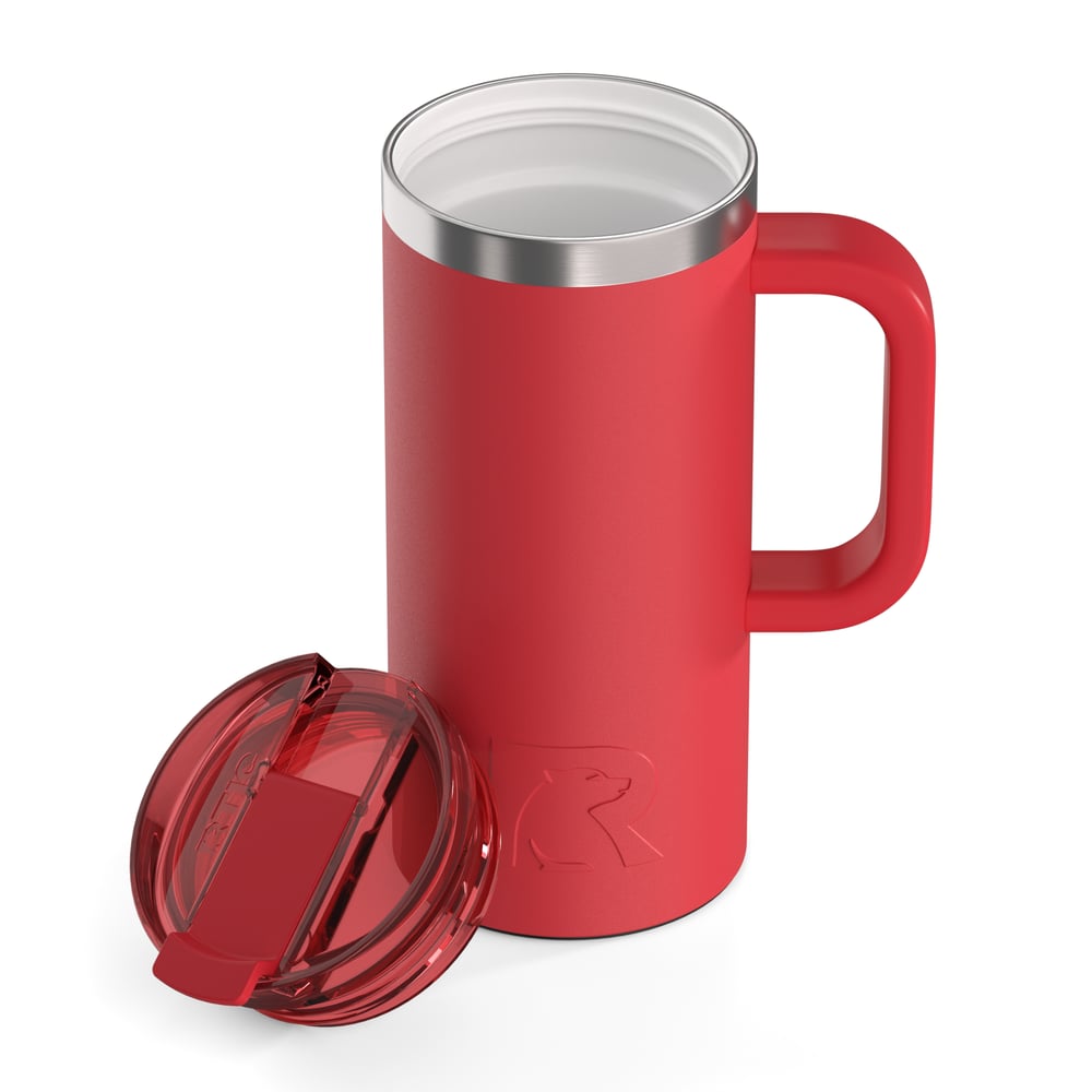 Road Trip Travel Mug Flag Red - Image 3