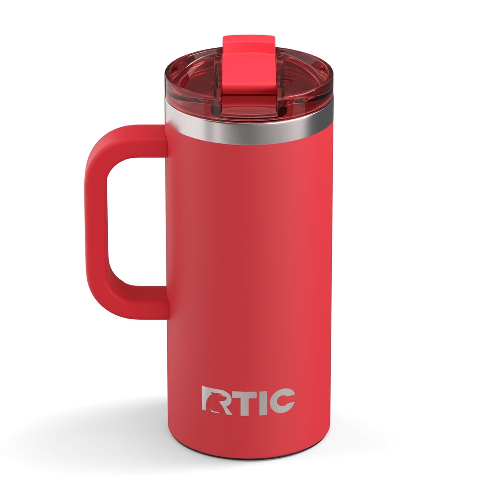 Road Trip Travel Mug Flag Red - Image 4