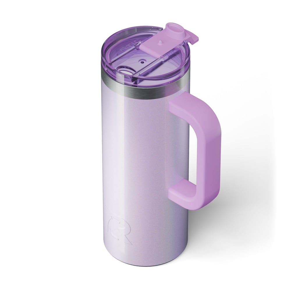 Road Trip Travel Mug Lavender Glitter - Image 3