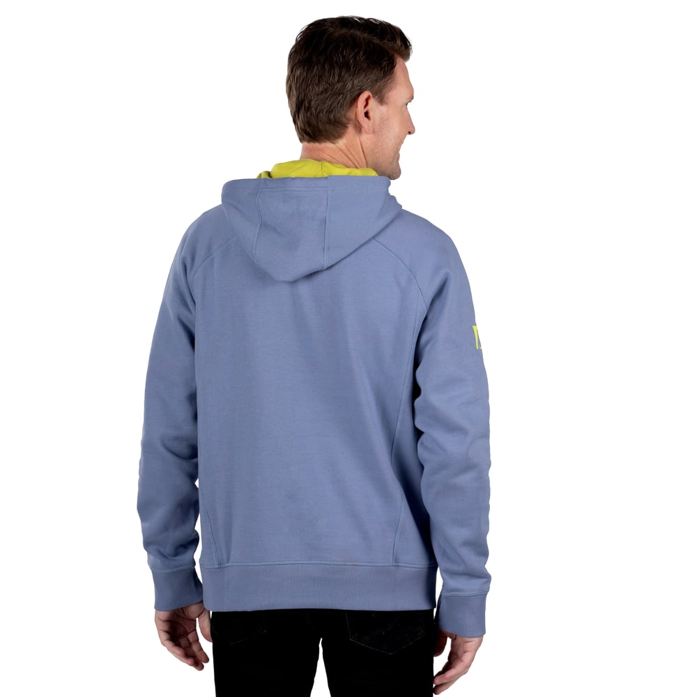 Water-Repellent Pullover Hoodie – Athletic Fit Cobalt - Image 7